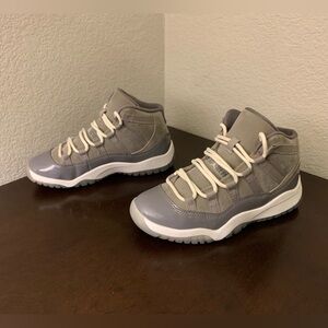 Jordan 11 Retro (PS) Little Kids' Shoes Cool Grey 378039-005 Size 1Y